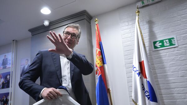 Aleksandar Vučić stigao u prostorije SNS-a - Sputnik Srbija