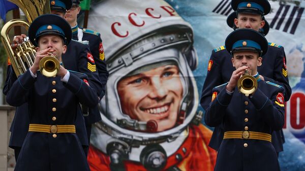 Свечаност поводом 61 годишњице Гагариновог лета у свемир - Sputnik Србија