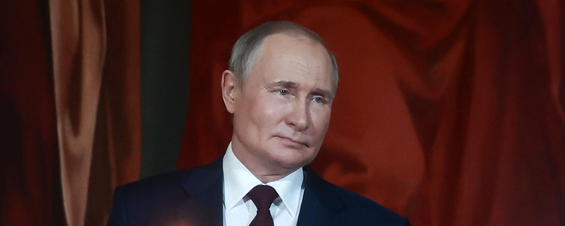 Predsednik Rusije Vladimir Putin na vaskršnjem bogosluženju u Hramu Hrista Spasitelja u Moskvi - Sputnik Srbija, 1920, 24.04.2022