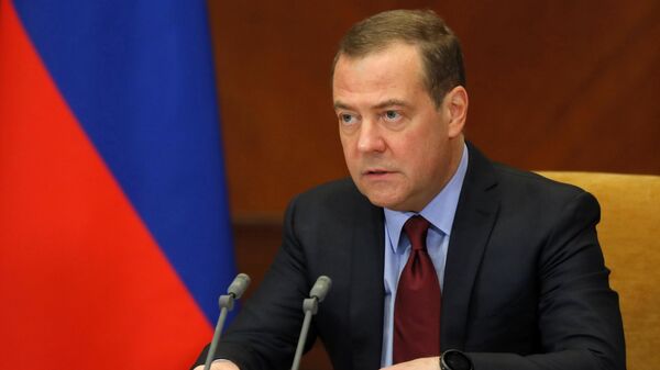 Заменик председавајућег Савета безбедности Русије Дмитриј Медведев  - Sputnik Србија