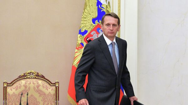 Direktor Spoljne obaveštajne službe Rusije Sergej Nariškin - Sputnik Srbija