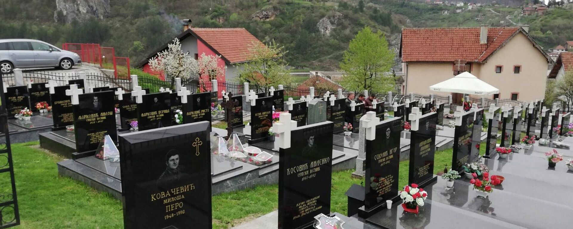 Гробље у Вишеграду где су сахрањени руски добровољци - Sputnik Србија, 1920, 12.04.2023