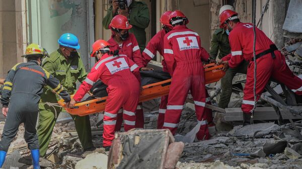 Spasavanje preživelih u eksploziji u Havani - Sputnik Srbija