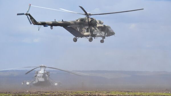 Ruski helikopteri Mi-8 u Harkovskoj oblasti - Sputnik Srbija
