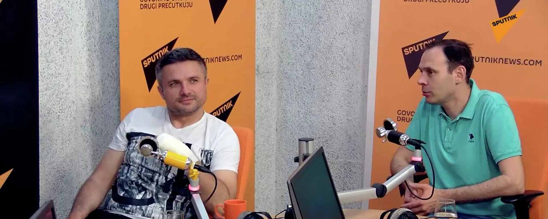 Edin Avdić i Nenad Kostić, komentatori „Arene sport“ - Sputnik Srbija, 1920, 20.05.2022