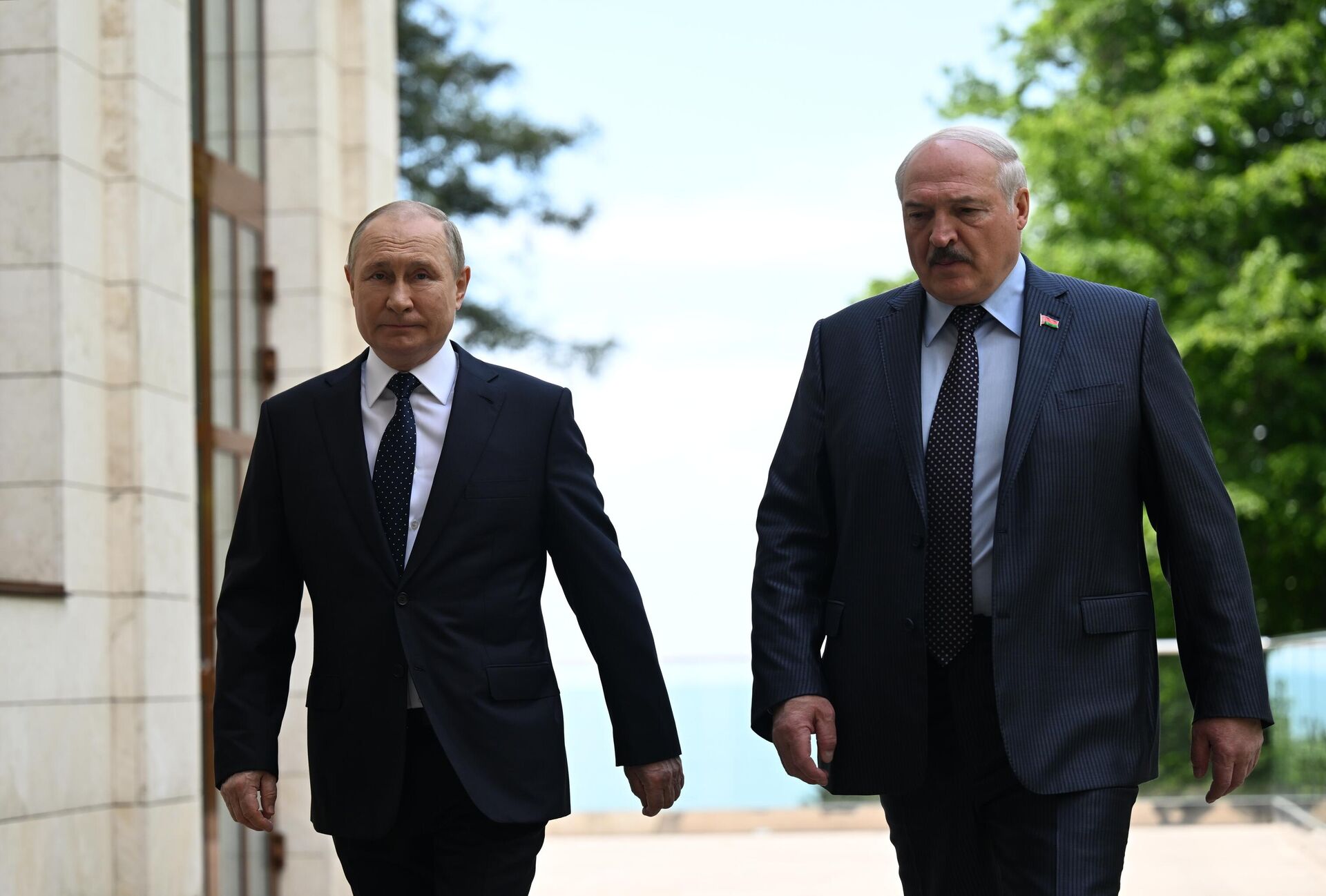 Pregovori predsednika Rusije i Belorusije, Vladimira Putina i Aleksandra Lukašenka u Sočiju - Sputnik Srbija, 1920, 13.12.2023