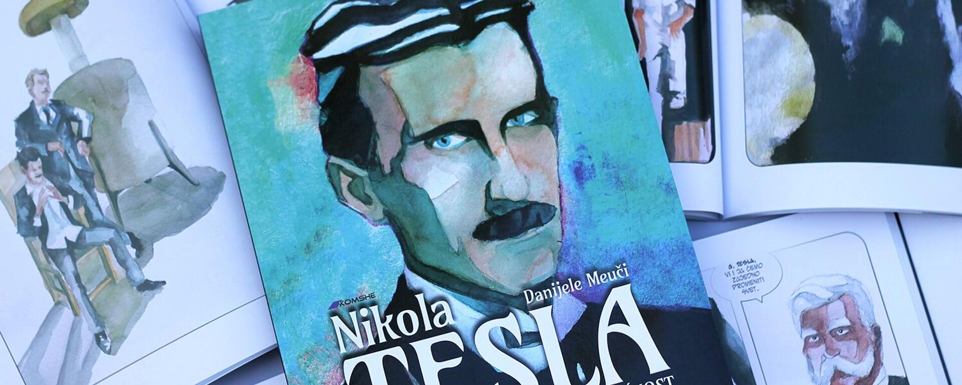 Grafički roman „Tesla - čovek koji je oblikovao budućnost“ - Sputnik Srbija, 1920, 30.05.2022