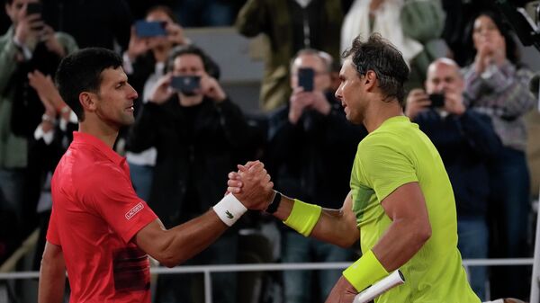 Novak Đoković i Rafael Nadal - Sputnik Srbija