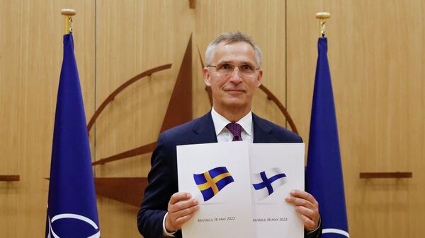 Generalni sekretar NATO-a Jens Stoltenberg sa zahtevima Švedske i Finske za članstvo u Alijansi - Sputnik Srbija
