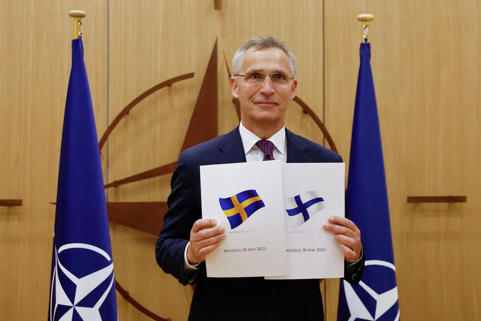 Generalni sekretar NATO-a Jens Stoltenberg sa zahtevima Švedske i Finske za članstvo u Alijansi - Sputnik Srbija, 1920, 11.01.2023