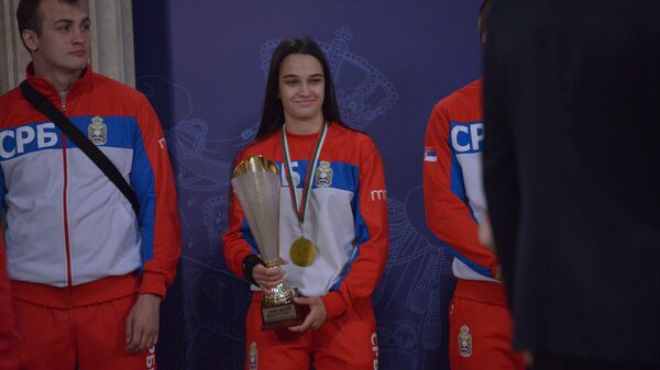 Omladinska šampionka Evrope Sara Ćirković - Sputnik Srbija