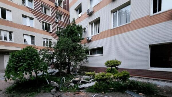 Porodilište u Donjecku koje su granatirale ukrajinske snage - Sputnik Srbija