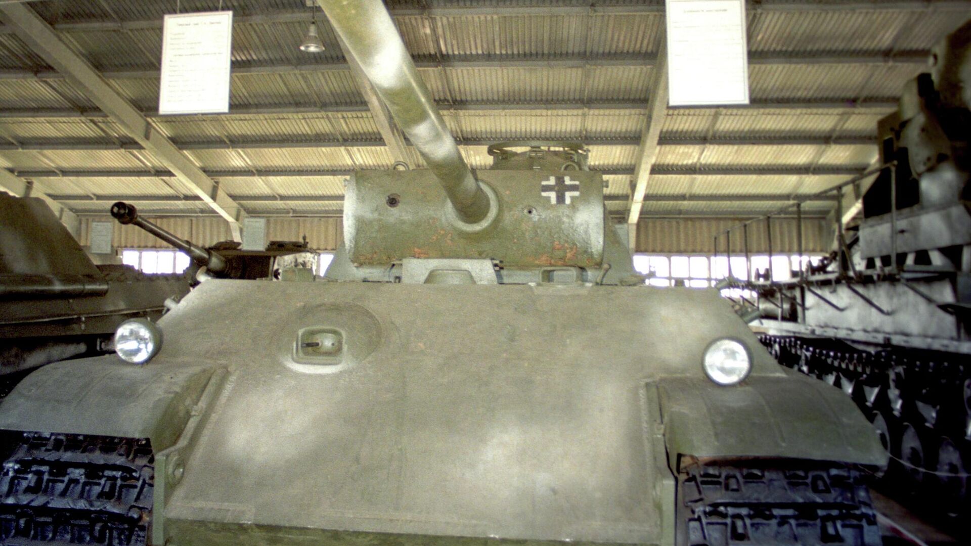 Nemački tenk Panter iz Drugog svetskog rata na izložbi Vojno-istorijskog muzeja u Kubinki - Sputnik Srbija, 1920, 04.03.2023