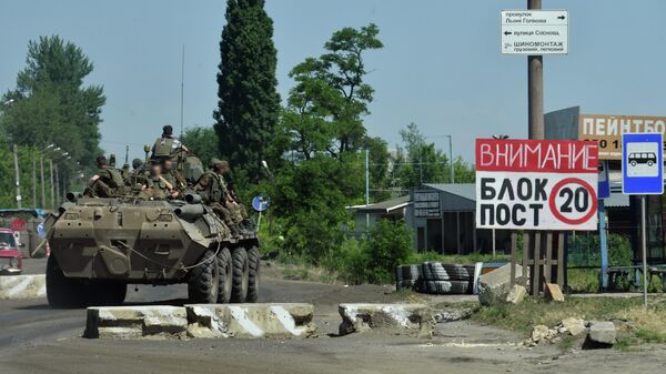 Pripadnici Oružanih snaga Rusije u gradu Izjum - Sputnik Srbija