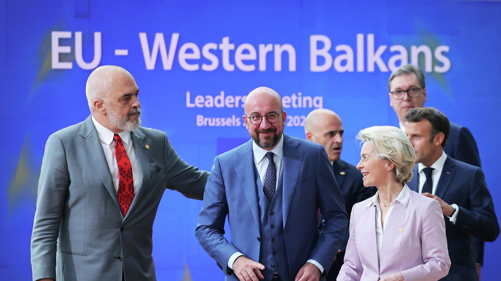 Самит лидера ЕУ и Западног Балкана у Бриселу - Sputnik Србија, 1920, 23.06.2022