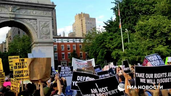 Протести у Вашингтону после одлуке Врховног суда САД о абортусу - Sputnik Србија
