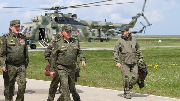 Начелник руског Генералштаба Валериј Герасимов и министар одбране Руске Федерације Сергеј Шојгу - Sputnik Србија