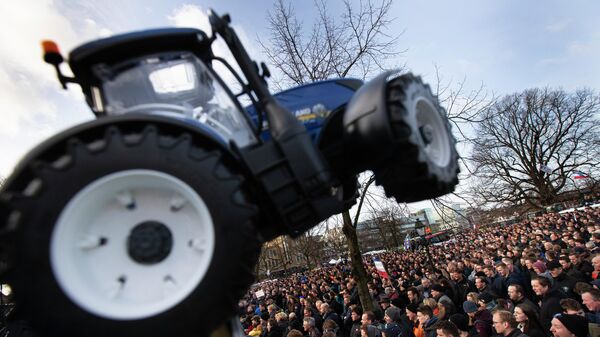 Protesti poljoprivrednika u Holandiji - Sputnik Srbija