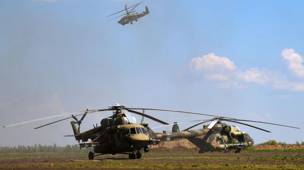 Ruski helikopteri Ka-52 i Mi-8 u Donbasu - Sputnik Srbija