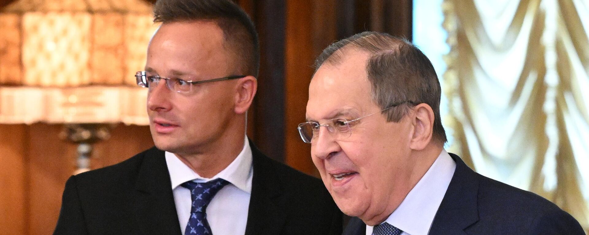 Ministri inostranih poslova Rusije i Mađarske, Sergej Lavrov i Peter Sijarto - Sputnik Srbija, 1920, 21.07.2022