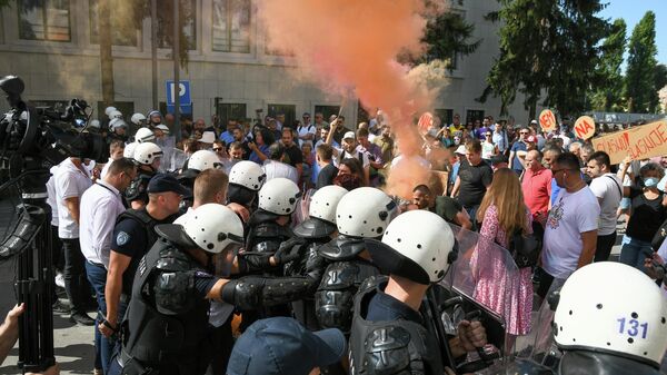 Protest u Novom Sadu zbog usvajanja GUP-a - Sputnik Srbija