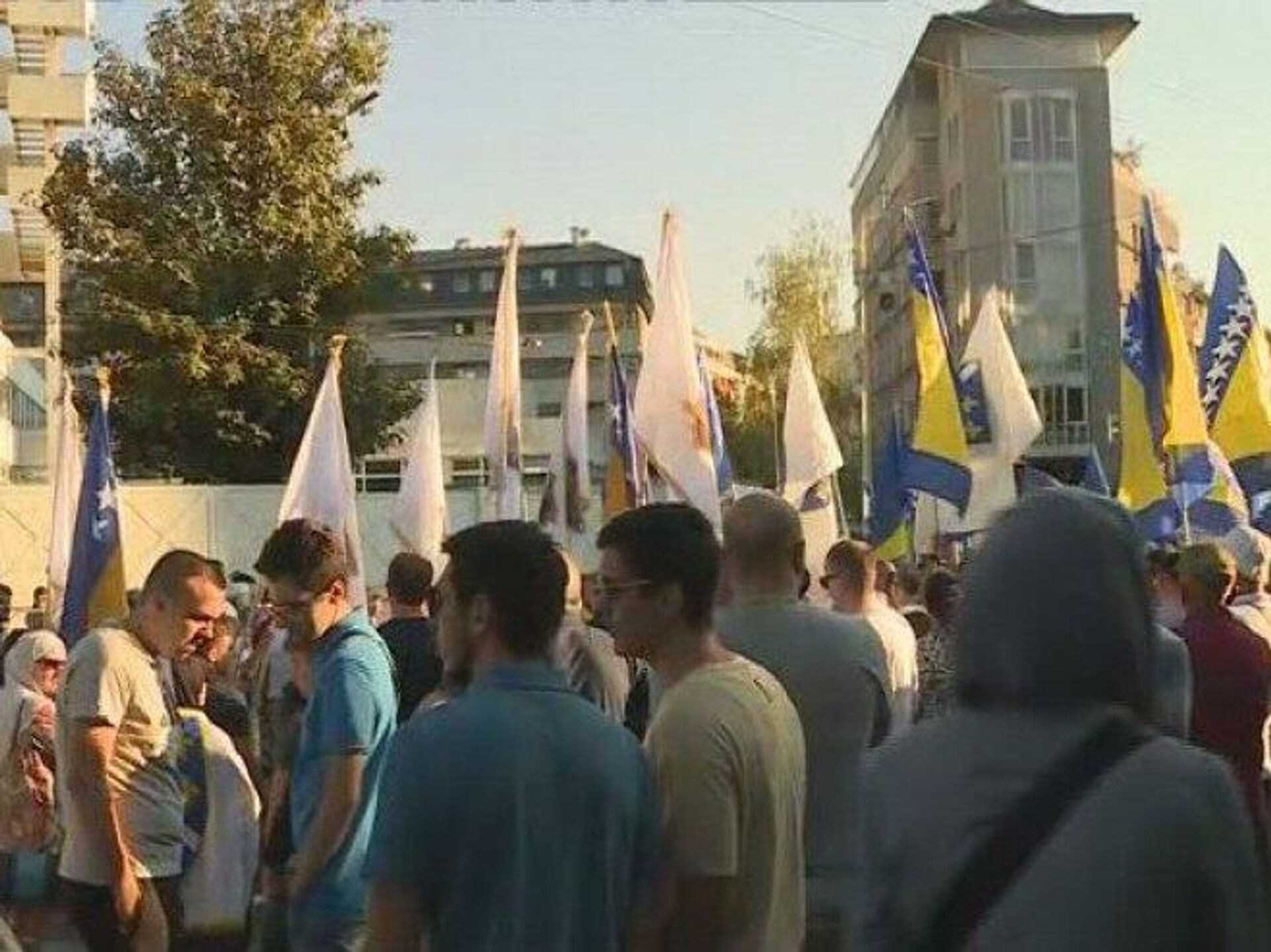 Протест Бошњака у Сарајеву против Шмита - Sputnik Србија, 1920, 26.07.2022