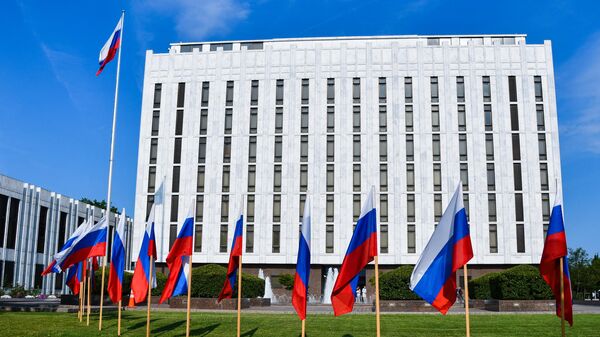 Zgrada ambasade Rusije u Vašingtonu - Sputnik Srbija