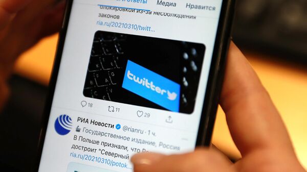 Nalog RIA Novosti na društvenoj mreži Tviter  - Sputnik Srbija