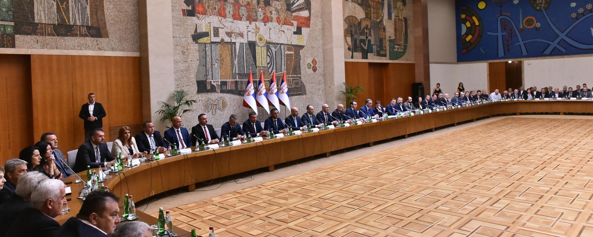 Sastanak državnog vrha sa predstavnicima Srba sa Kosova i Metohije - Sputnik Srbija, 1920, 21.08.2022