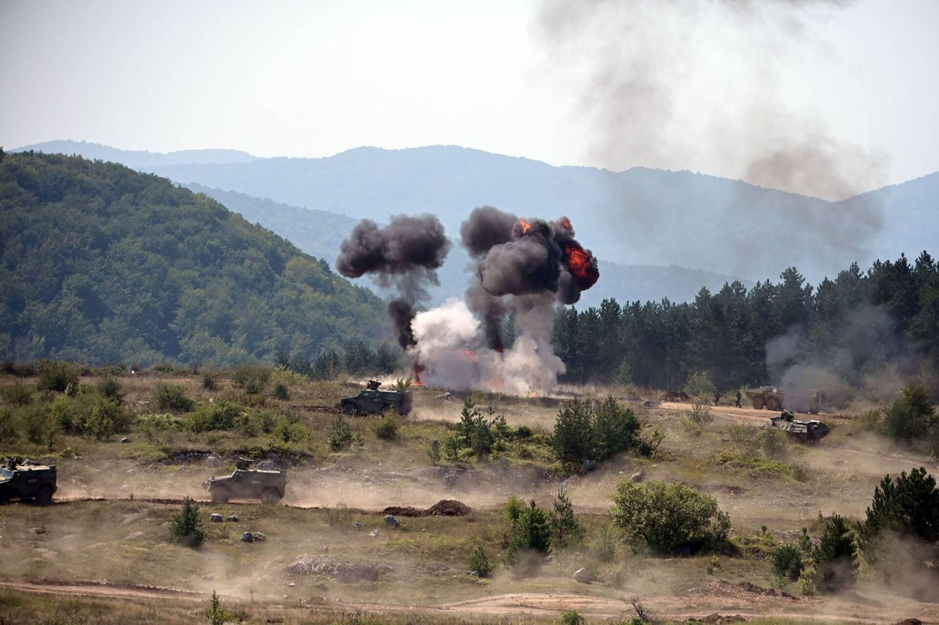 Vežba Vojske Srbije i MUP-a - Sputnik Srbija, 1920, 28.08.2022