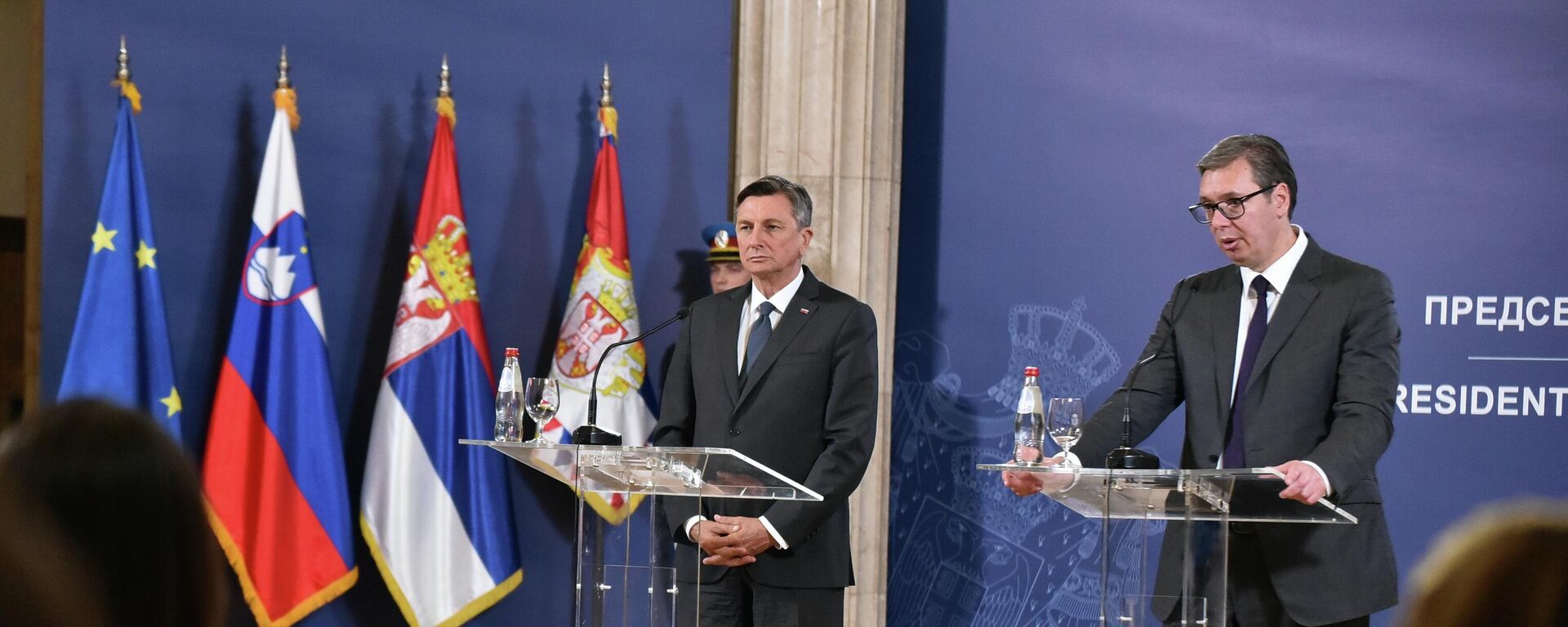 Borut Pahor i Aleksandar Vučić - Sputnik Srbija, 1920, 06.09.2022