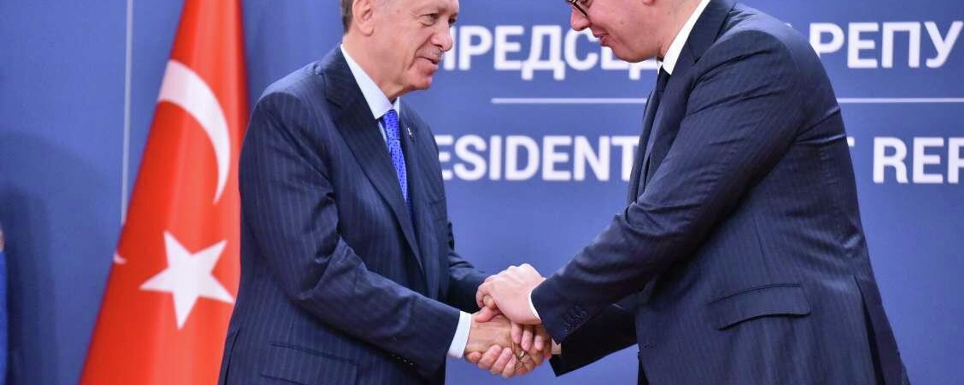 Predsednik Srbije Aleksandar Vučić i predsednik Turske Redžep Tajip Erdogan - Sputnik Srbija, 1920, 28.05.2023