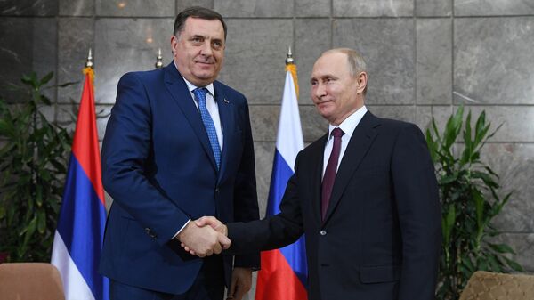 Milorad Dodik i Vladimir Putin - Sputnik Srbija