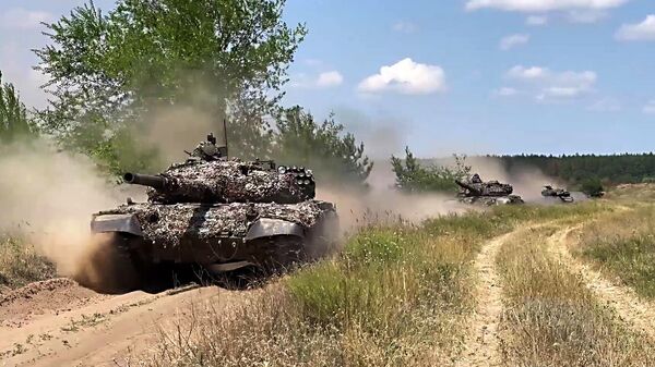 Tenkovi T-72 ruskih snaga u zoni specijalne vojne operacije - Sputnik Srbija