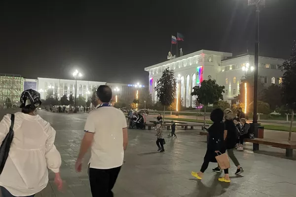 вече на централном тргу у Махачкали вече на централном тргу у Махачкали - Sputnik Србија