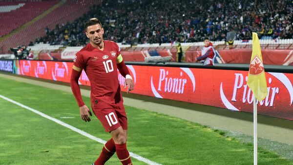 Kapiten fudbalske reprezentacije Srbije Dušan Tadić - Sputnik Srbija