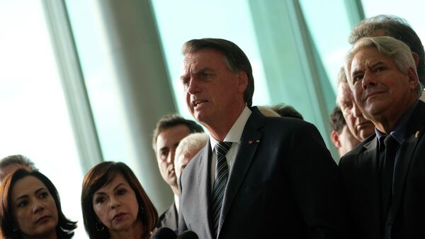 Председник Бразила Жаир Болсонаро у трци за нови мандат. - Sputnik Србија