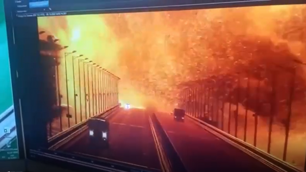 Eksplozija na Krimskom mostu - Sputnik Srbija