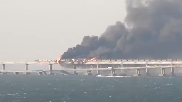 Eksplozija na Krimskom mostu - Sputnik Srbija