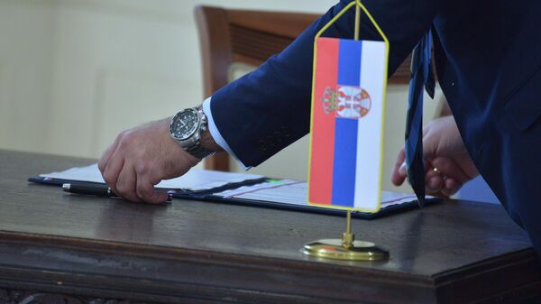 Припрема пред потписивање споразума - Sputnik Србија