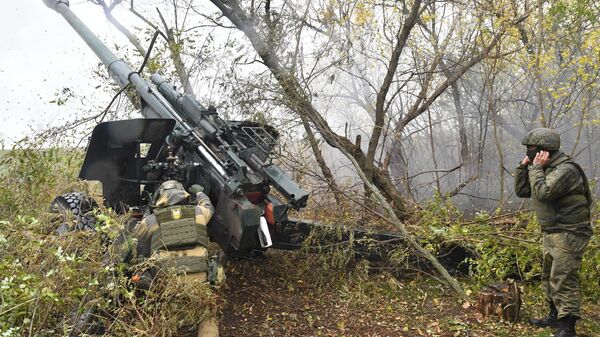 Artiljerijske snage ruske vojske u zoni specijalne vojne operacije - Sputnik Srbija