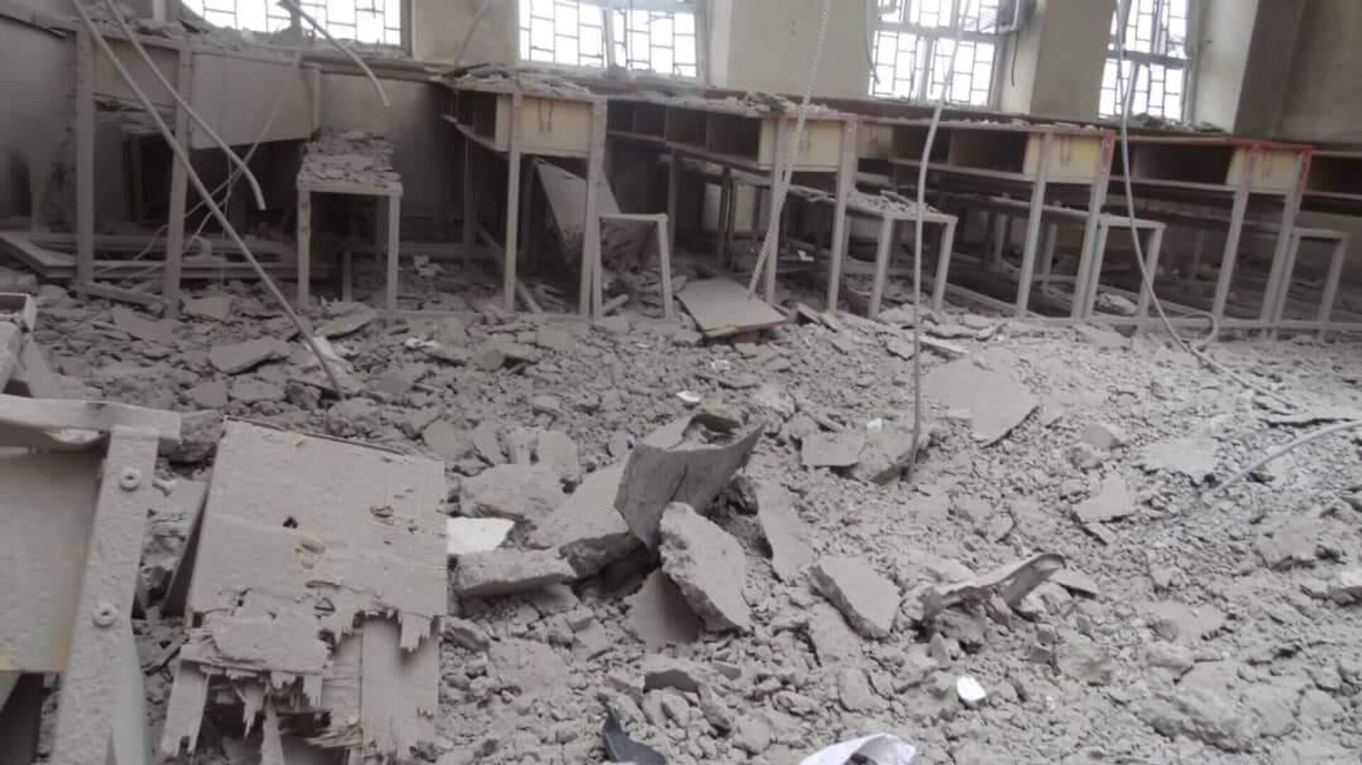 Uništena učionica škole u Jemenu - Sputnik Srbija, 1920, 03.11.2022