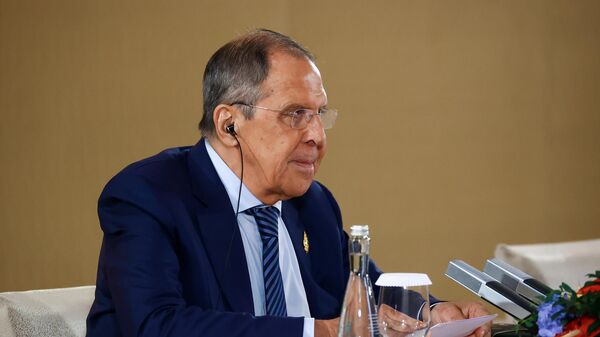 Ministar spoljnih poslova Rusije Sergej Lavrov na samitu G20 na Baliju - Sputnik Srbija