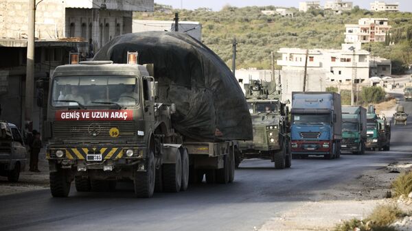 Турски војни конвој у сиријској провинцији Идлиб - Sputnik Србија