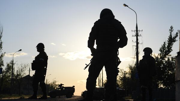 Pripadnici ruskih snaga u zoni specijalne vojne operacije - Sputnik Srbija