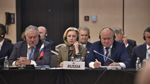 Delegacija Rusije na 60. zasedanju Parlamentarne skupštine Crnomorske ekonomske saradnje u Beogradu - Sputnik Srbija