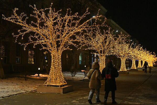 Šetalište u centru Krasnojarska. - Sputnik Srbija