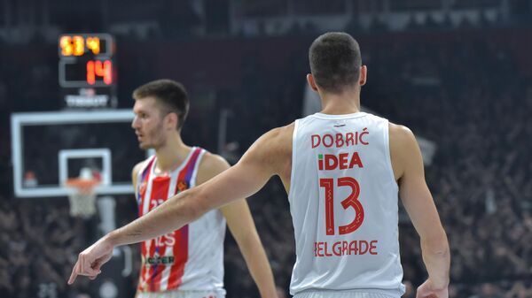 Košarkaš Crvene zvezde Ognjen Dobrić - Sputnik Srbija