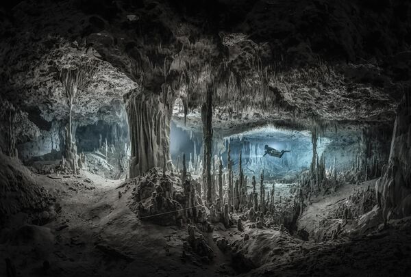 &quot;Подводна пећина&quot; Мартина Броена проглашена је за најбољу појединачну фотографију. - Sputnik Србија