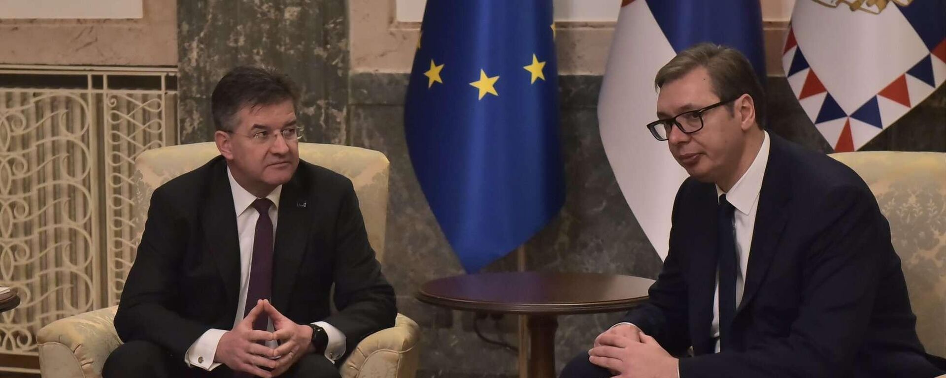 Miroslav Lajčak i Aleksandar Vučić - Sputnik Srbija, 1920, 14.12.2022